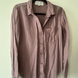 Cloth & Stone (Anthropologie) women’s Mauve Button Down Shirt